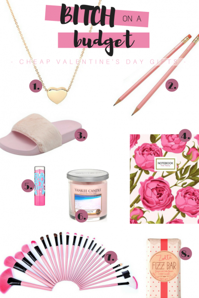 bitch on a budget cheap valentine's day gifts 2017