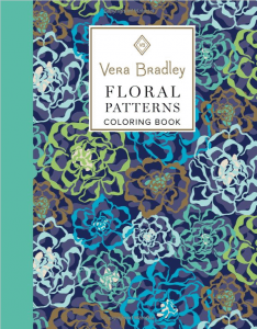 vera bradley floral patterns coloring book