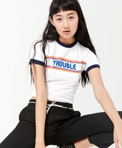 taylor swift reputation tour outfit ideas forever21 trouble tee
